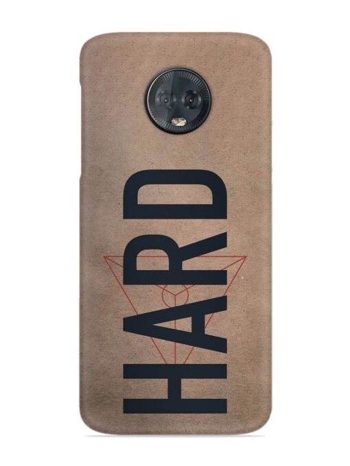 Hard Typo Snap Case for Motorola Moto G6 Plus Zapvi