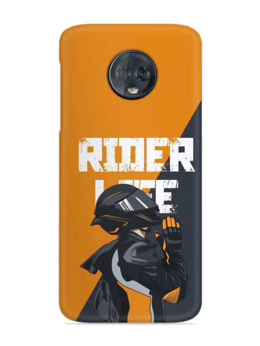 Rider Life Snap Case for Motorola Moto G6 Plus Zapvi