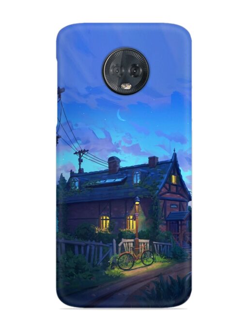 Beautiful Village House Snap Case for Motorola Moto G6 Plus Zapvi