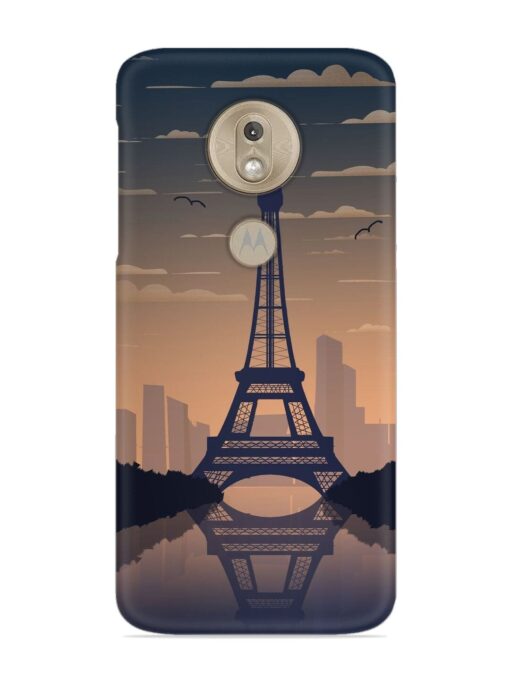 France Paris Eiffel Tower Gradient Snap Case for Motorola Moto G7 Play Zapvi