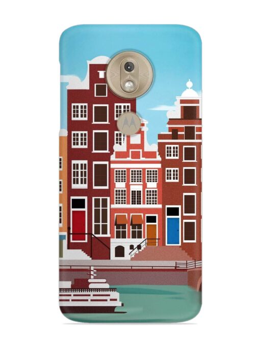 Scenery Architecture Amsterdam Landscape Snap Case for Motorola Moto G7 Play Zapvi