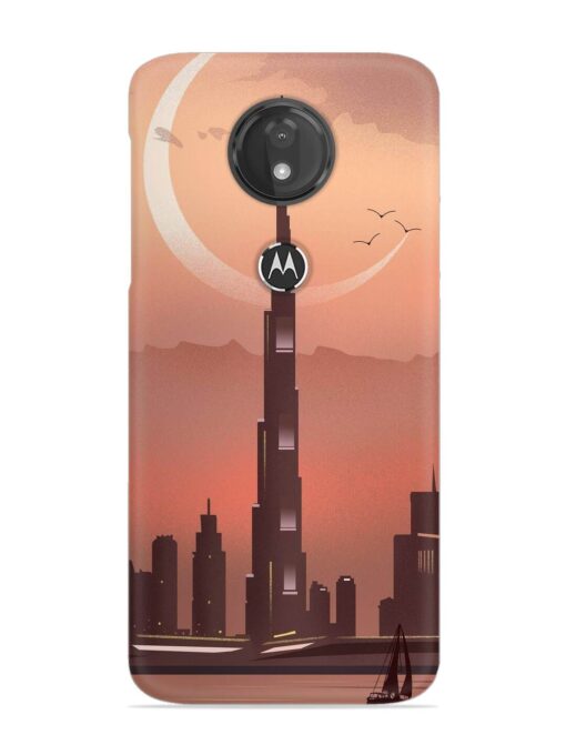 Landmark Burj Khalifa Snap Case for Motorola Moto G7 Power Zapvi