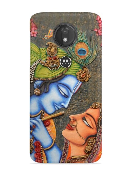 Lord Radha Krishna Flute Art Snap Case for Motorola Moto G7 Power Zapvi