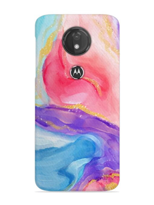 Watercolor Gradient Snap Case for Motorola Moto G7 Power Zapvi