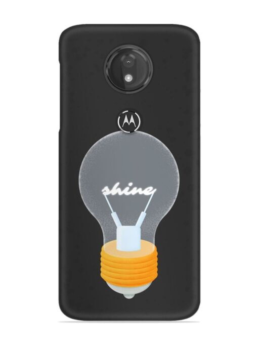 Bulb Background Snap Case for Motorola Moto G7 Power Zapvi