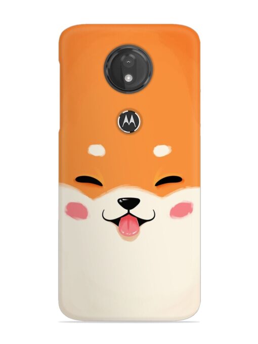 Happy Cat Art Snap Case for Motorola Moto G7 Power Zapvi