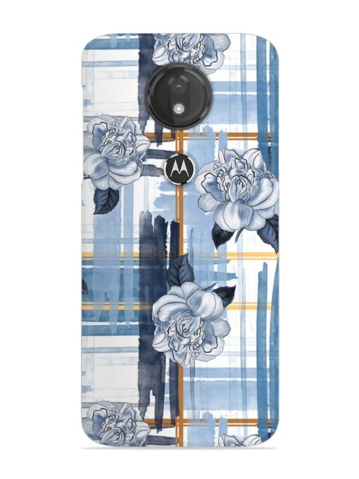 Watercolor Pattern Rose Snap Case for Motorola Moto G7 Power Zapvi