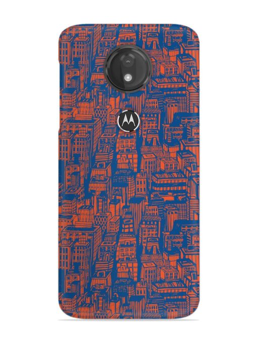 Hand Drawn Seamless Snap Case for Motorola Moto G7 Power Zapvi