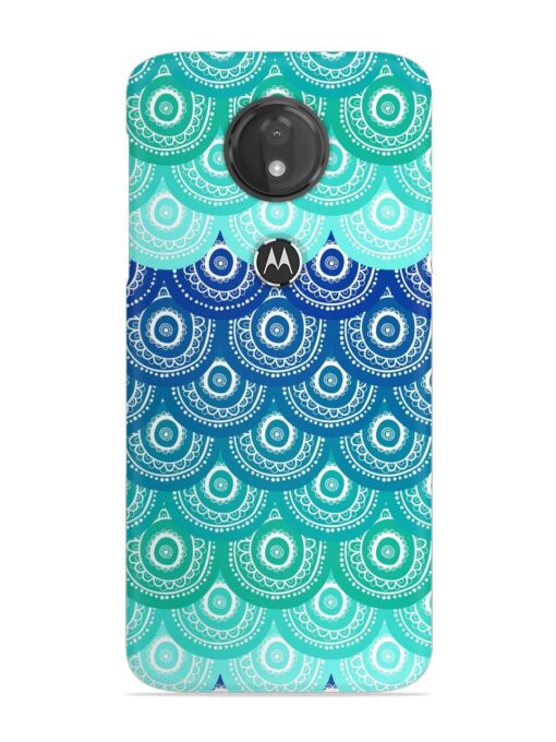 Ethnic Seamless Pattern Snap Case for Motorola Moto G7 Power Zapvi