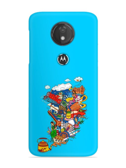 Vector Design Indian Snap Case for Motorola Moto G7 Power Zapvi