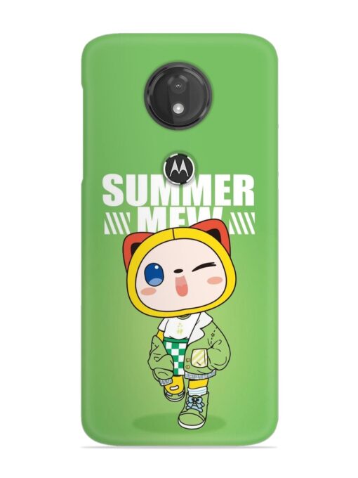 Summer Mew Snap Case for Motorola Moto G7 Power Zapvi