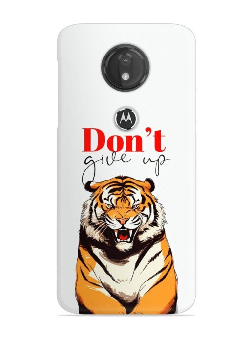 Don'T Give Up Tiger Art Snap Case for Motorola Moto G7 Power Zapvi