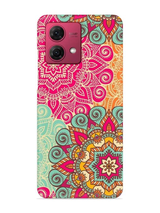 Mandala Seamless Snap Case for Motorola Moto G84 (5G) Zapvi