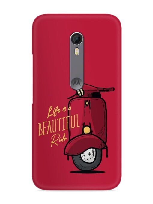 Life Is Beautiful Rides Snap Case for Motorola Moto X Style Zapvi