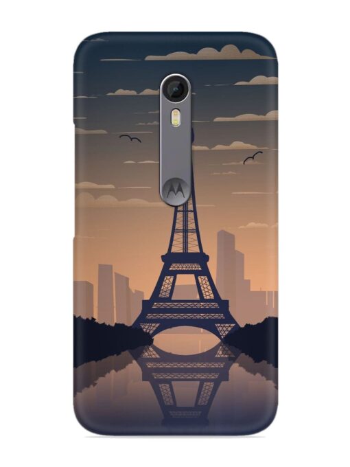 France Paris Eiffel Tower Gradient Snap Case for Motorola Moto X Style Zapvi