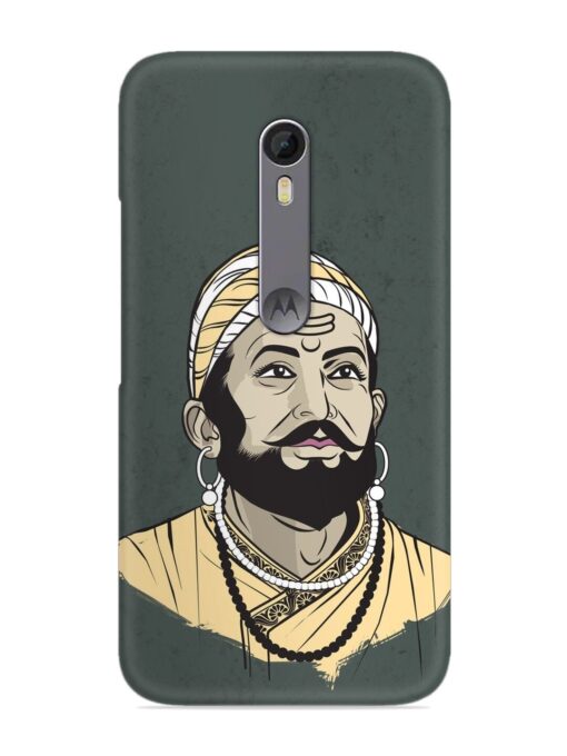 Shivaji Maharaj Vector Art Snap Case for Motorola Moto X Style Zapvi