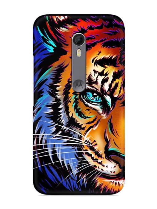 Colorful Lion Art Snap Case for Motorola Moto X Style Zapvi