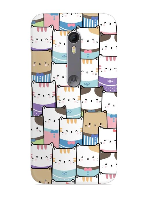 Cute Adorable Cat Snap Case for Motorola Moto X Style Zapvi