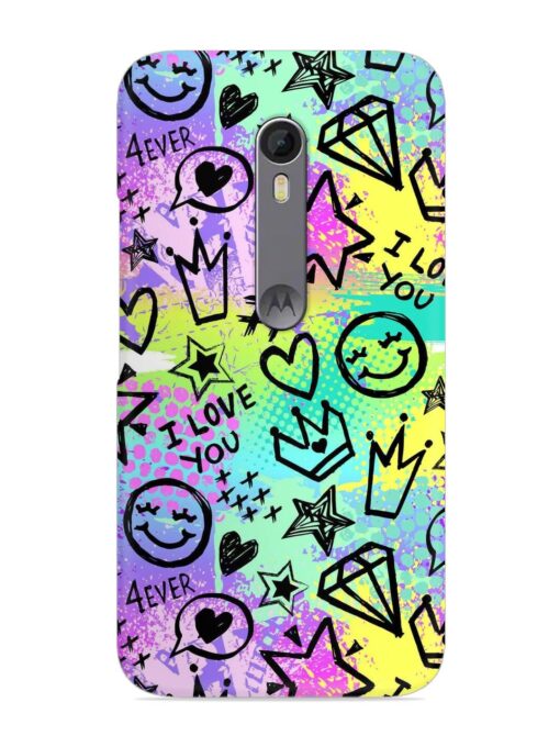 Bright Seamless Pattern Snap Case for Motorola Moto X Style Zapvi