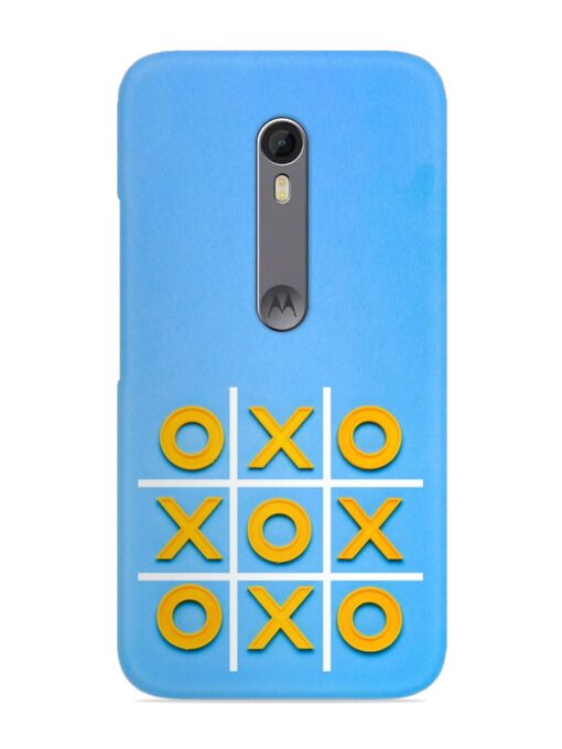 Yellow Plastic Crosses Snap Case for Motorola Moto X Style Zapvi