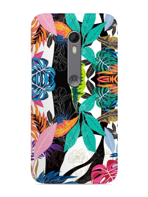 Floral Pattern Bright Snap Case for Motorola Moto X Style Zapvi