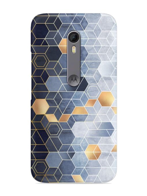 Geometric Abstraction Hexagons Snap Case for Motorola Moto X Style Zapvi