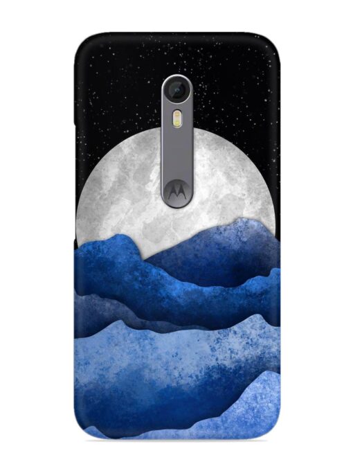 Full Moon Mountain Vector Snap Case for Motorola Moto X Style Zapvi