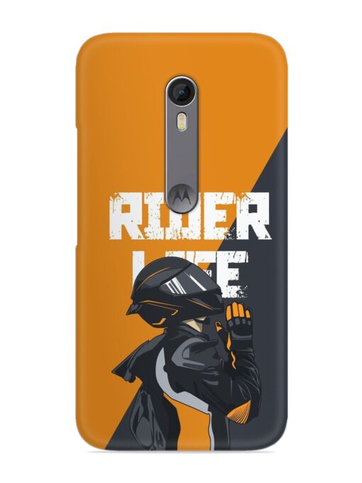 Rider Life Snap Case for Motorola Moto X Style Zapvi