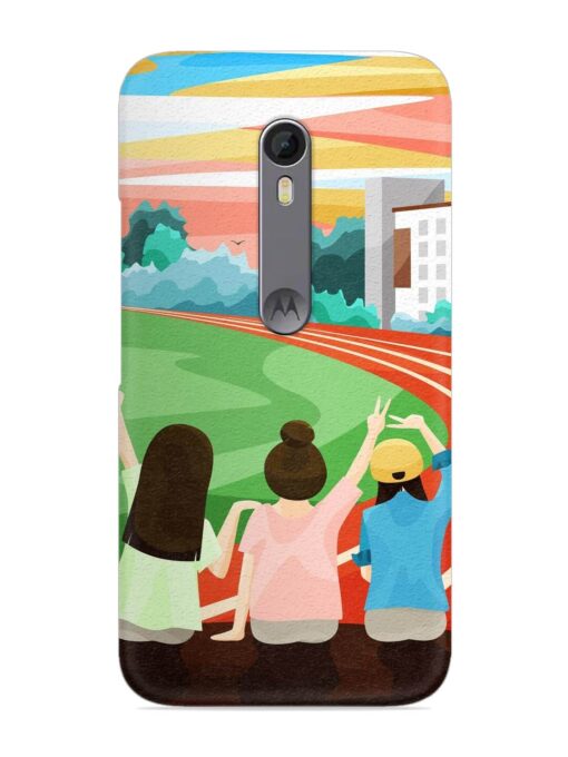 School Playground Snap Case for Motorola Moto X Style Zapvi