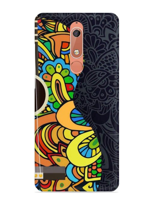 Guitar Vector Art Snap Case for Nokia 5.1 Zapvi