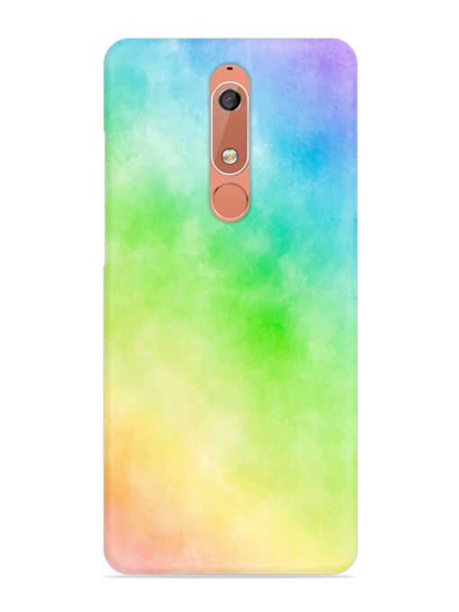 Watercolor Mixture Snap Case for Nokia 5.1 Zapvi