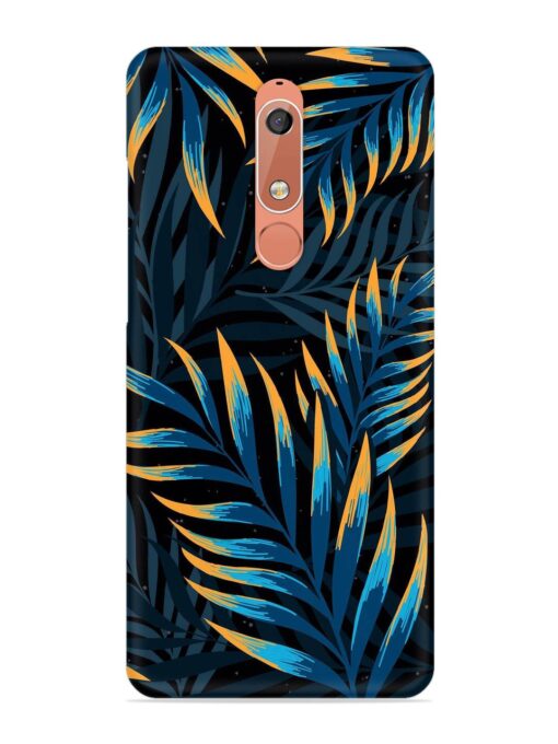 Abstract Leaf Art Snap Case for Nokia 5.1 Zapvi