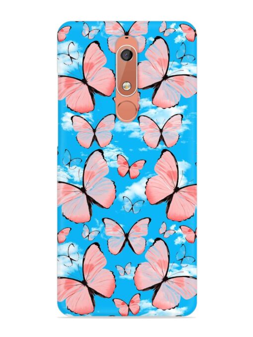 Seamless Pattern Tropical Snap Case for Nokia 5.1 Zapvi