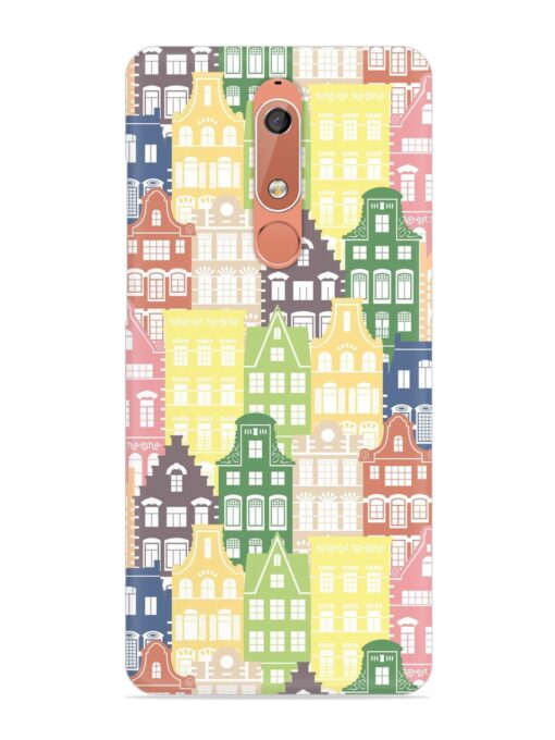 Seamless Shapes Pattern Snap Case for Nokia 5.1 Zapvi