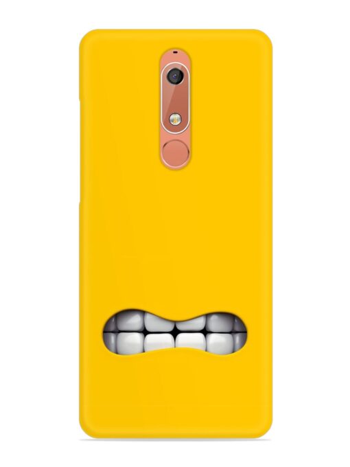 Mouth Character On Snap Case for Nokia 5.1 Zapvi