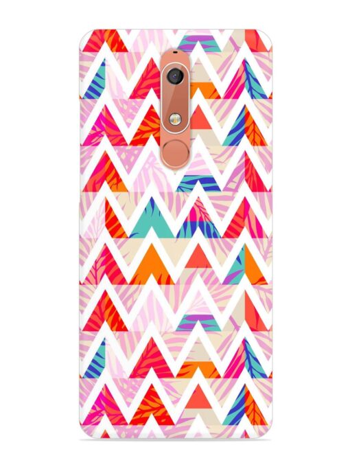 Abstract Triangle Background Snap Case for Nokia 5.1 Zapvi