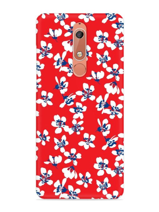 Hand Drawn Abstract Snap Case for Nokia 5.1 Zapvi