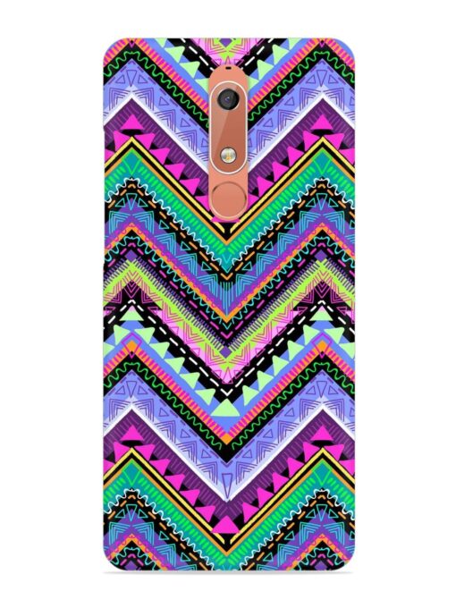 Tribal Aztec Print Snap Case for Nokia 5.1 Zapvi