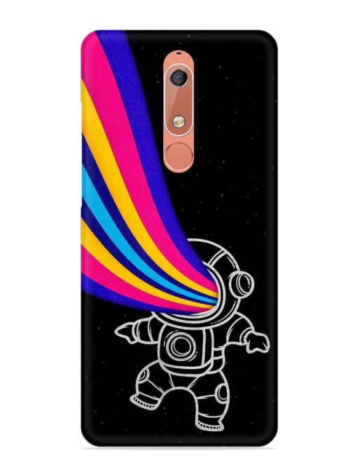 Astronaut Snap Case for Nokia 5.1 Zapvi