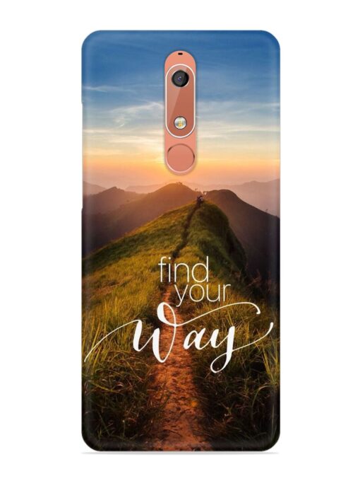 Find Your Way Snap Case for Nokia 5.1 Zapvi