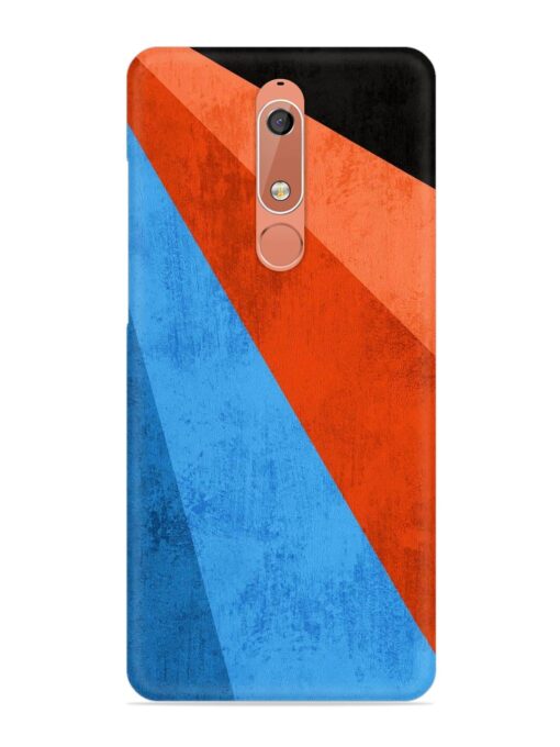 Modern Matte Abstract Snap Case for Nokia 5.1 Zapvi