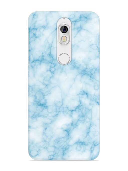 Blue White Natural Marble Snap Case for Nokia 7 Zapvi