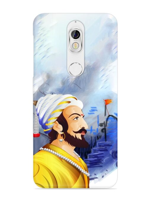 Shivaji Maharaj Color Paint Art Snap Case for Nokia 7 Zapvi