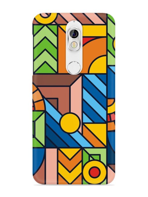 Colorful Geometric Snap Case for Nokia 7 Zapvi