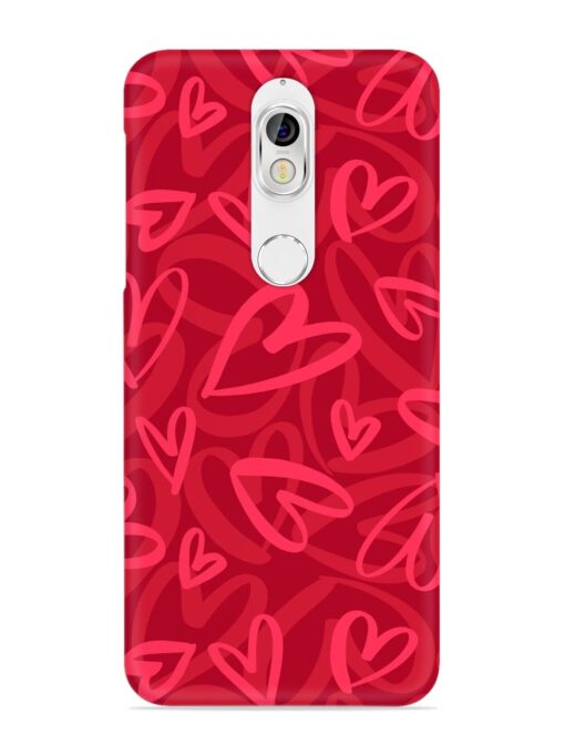 Seamless Romantic Pattern Snap Case for Nokia 7 Zapvi