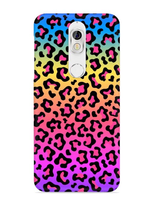 Neon Rainbow Colored Snap Case for Nokia 7 Zapvi