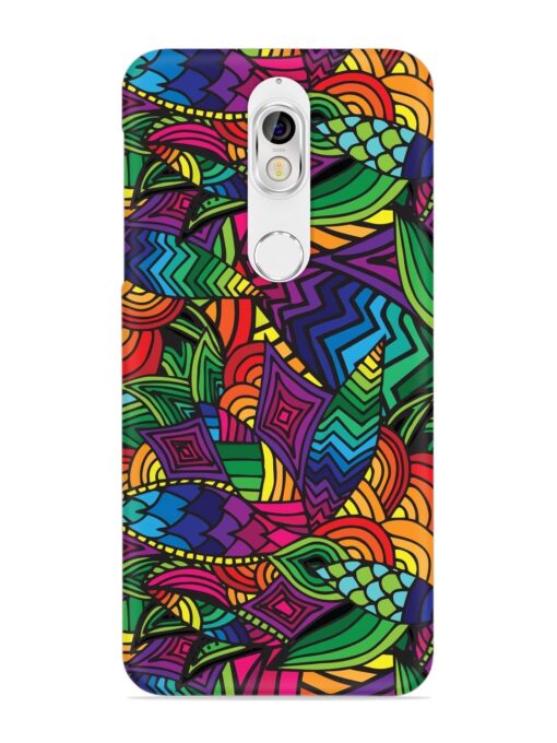 Abstract Multicolor Seamless Snap Case for Nokia 7 Zapvi