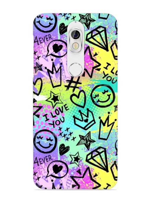 Bright Seamless Pattern Snap Case for Nokia 7 Zapvi