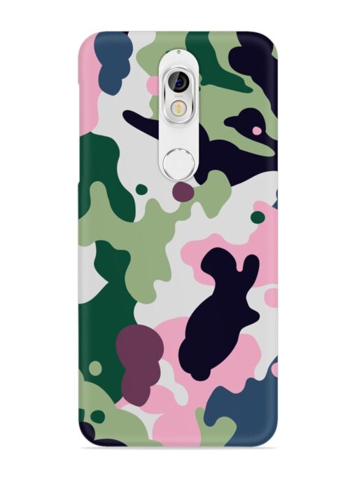 Seamless Funky Camouflage Snap Case for Nokia 7 Zapvi