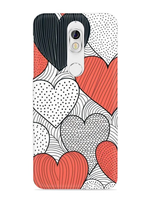 Girly Heart Seamless Snap Case for Nokia 7 Zapvi